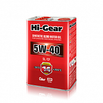 HG1144 Масло моторное полусинтетическое 5W-40 SL/CF SYNTHETIC BLEND MOTOR OIL 4л 1/3шт